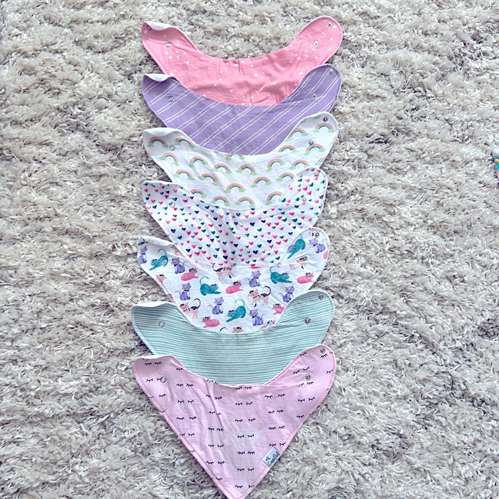 Lot of Copper Pearl bibs
